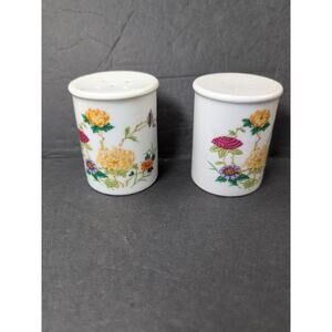 Vintage Takahashi Floral Pattern Salt & Pepper Shakers